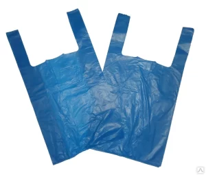 Blue shopping bags, small size, 15 kg